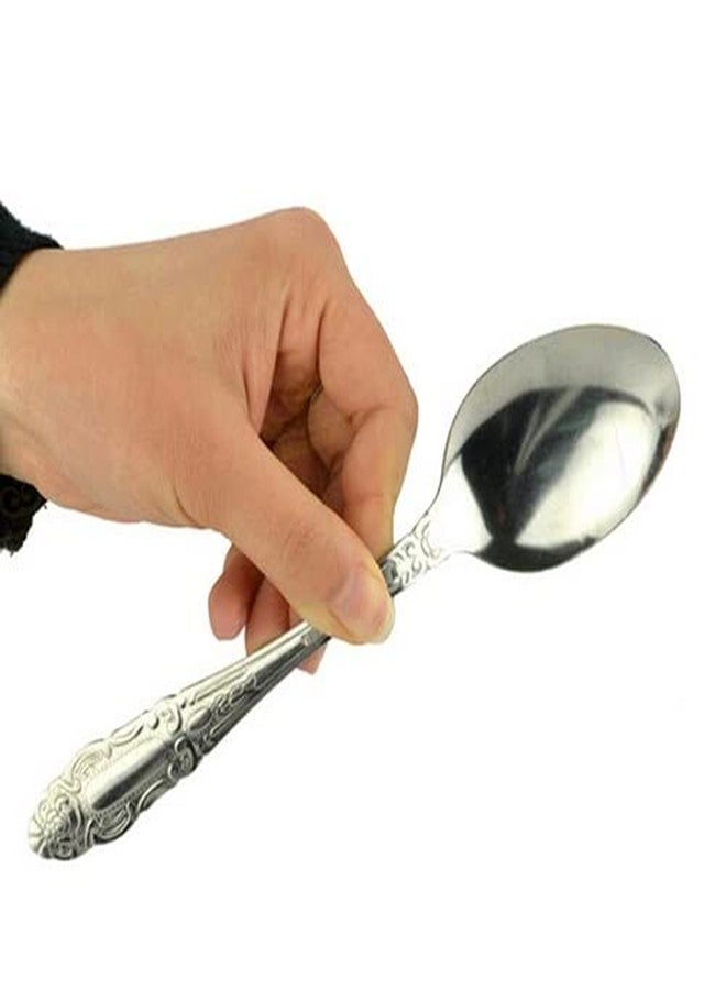 MilesMagic Magician's Bending Spoon Gimmick | Perfect Mind Bend Spoon Bending Mentalism Effect Comedy Illusion | Real Street or Stage Close Up Magic Trick - Image 4